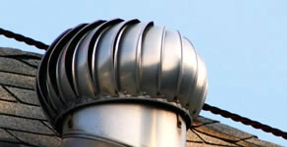 attic fan installation services with professionally installed roof ventilation unit in Minneapolis, MN