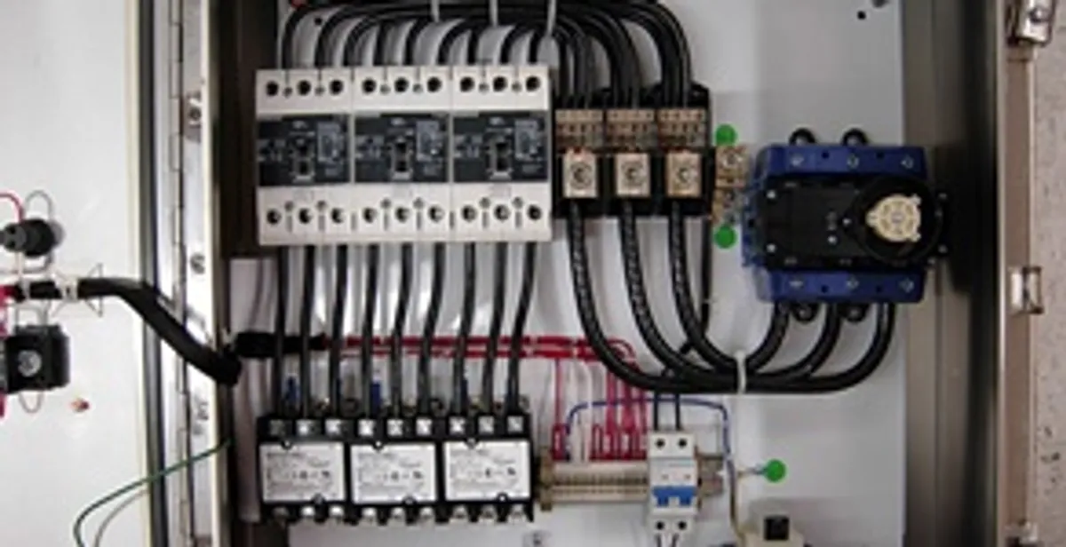 Electrical panel installation with organized circuit breakers and wiring in Minneapolis, MN