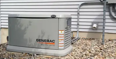 generator installation service featuring outdoor standby generator setup by licensed electricians in Minneapolis, MN