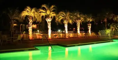 landscape lighting installation services illuminating outdoor recreational areas in Minneapolis, MN