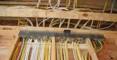 new construction wiring services with organized electrical rough-in performed by licensed electricians in Minneapolis, MN