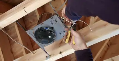 Professional recessed lighting installation with electrical wiring by licensed electricians in Minneapolis, MN