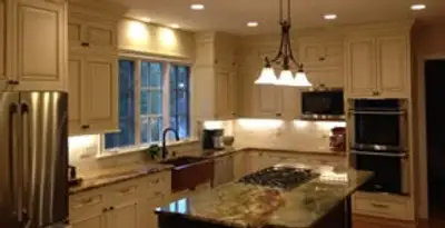 Recessed lighting installation enhancing interior lighting by professional electricians in Minneapolis, MN
