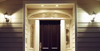 security light installation services with professionally installed entryway lighting in Minneapolis, MN